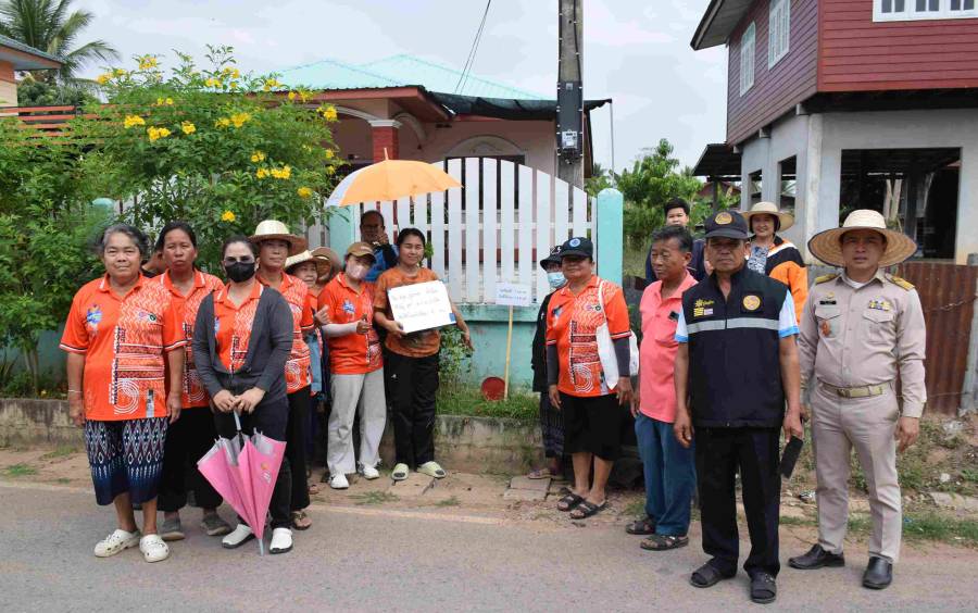 ออกสำรวจโครงการถังขยะเปียกบริเวณตามครัวเรือนในหมู่บ้าน หมู่ที่ 7 บ้านดง ต.บ้านผือ อ.บ้านผือ จ.อุดรธานี